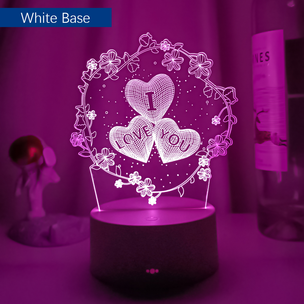 Creative 3D Couple Bedroom Ambient Night Light