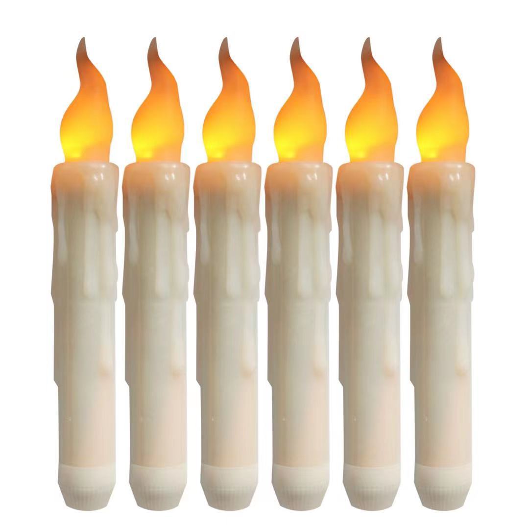 Remote Control Long Pole Electronic Candle Light Flameless Taper