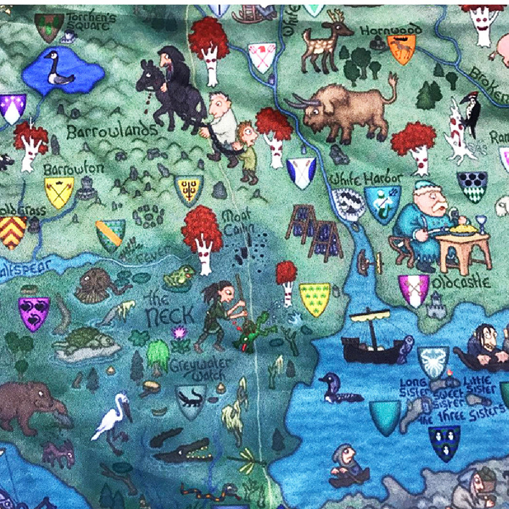 New Home Map Decoration Flag