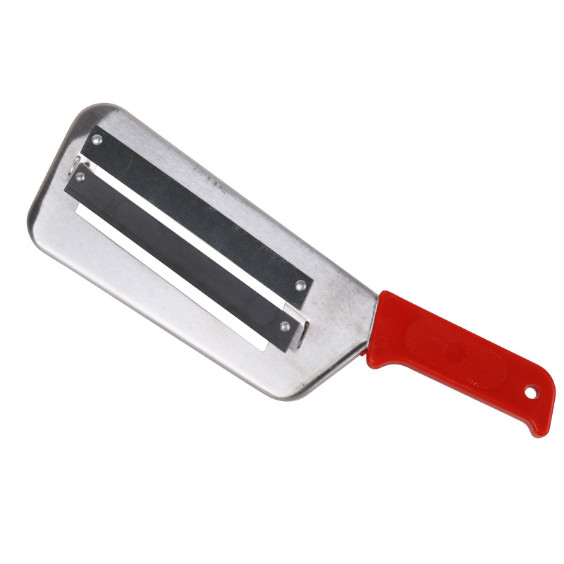 Red-handled Double-sliced Vegetable Slicer Kitchen Gadgets
