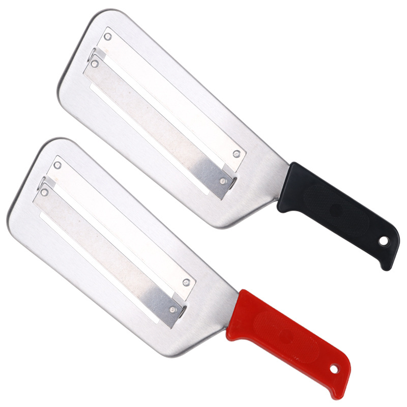 Red-handled Double-sliced Vegetable Slicer Kitchen Gadgets