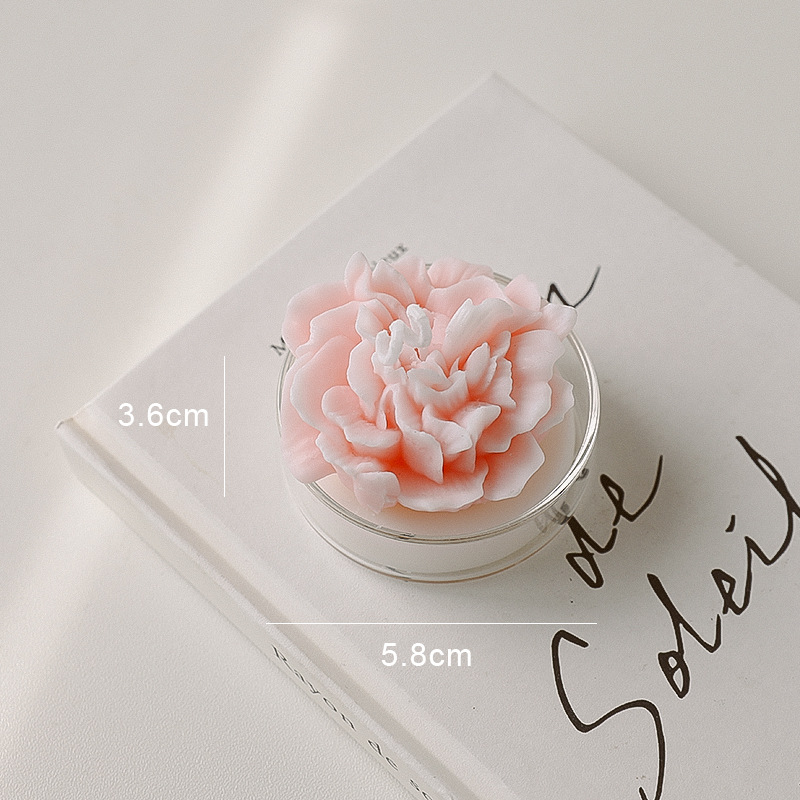 Rose Shape Plant Aromatherapy Candle Creative Decoration