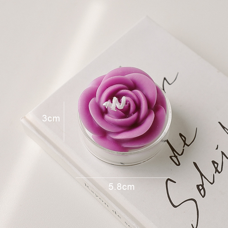 Rose Shape Plant Aromatherapy Candle Creative Decoration