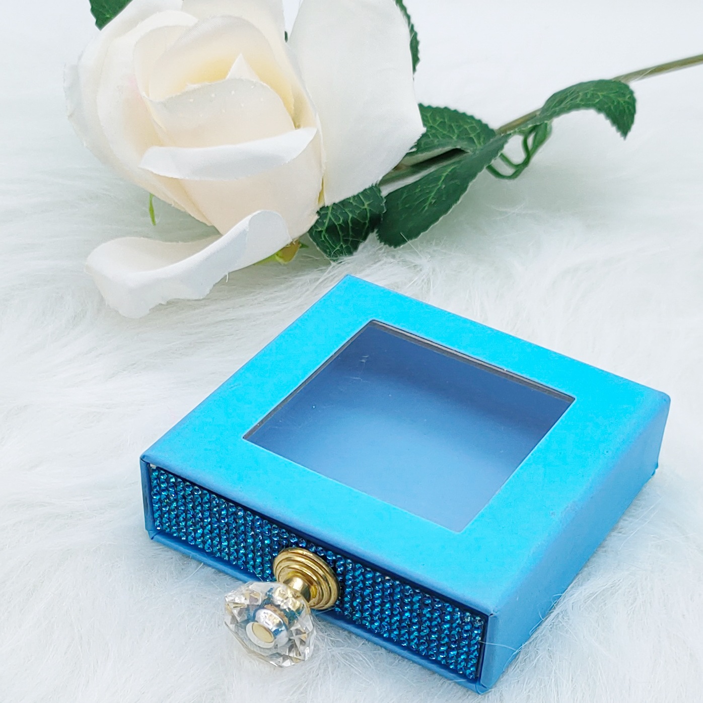 Square Crystal Perfume Nail Enhancement Fine Mounted Packaging Box