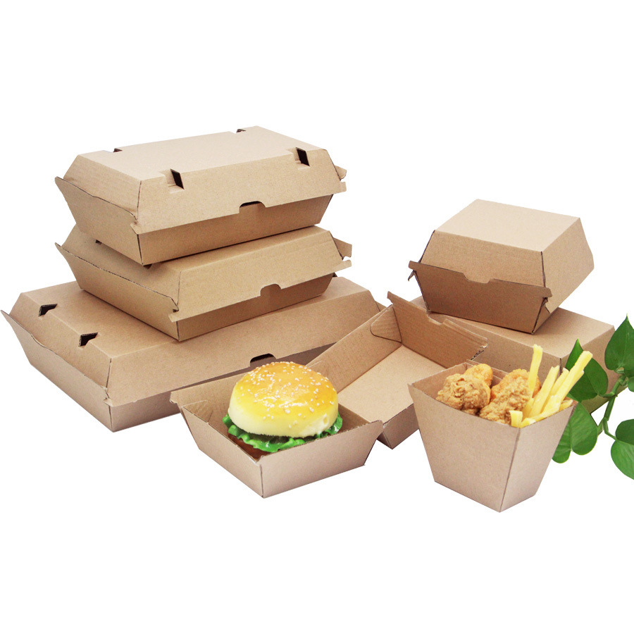 French Fries Hot Dog Food Kraft Paper Packaging Box