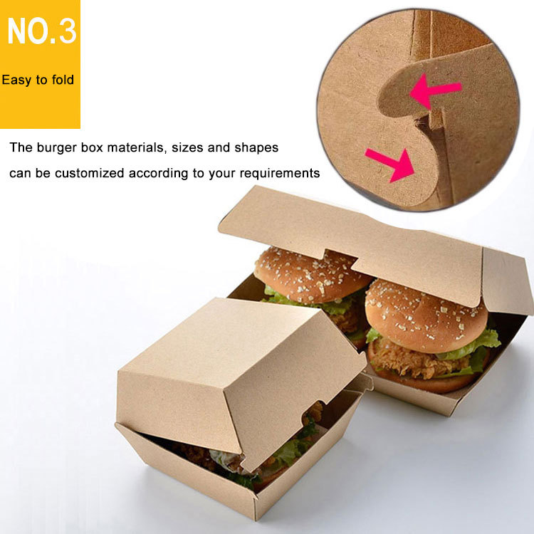French Fries Hot Dog Food Kraft Paper Packaging Box