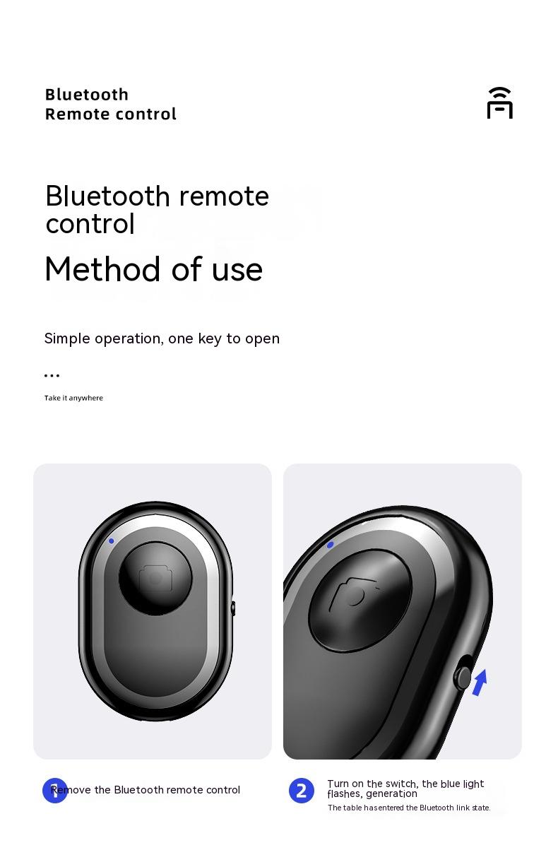 Wireless Bluetooth Remote Self-timer Photo Remote Control