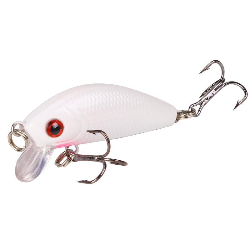ABS Plastic Hard Bait Floating Mino 5cm42g With Ring Beads