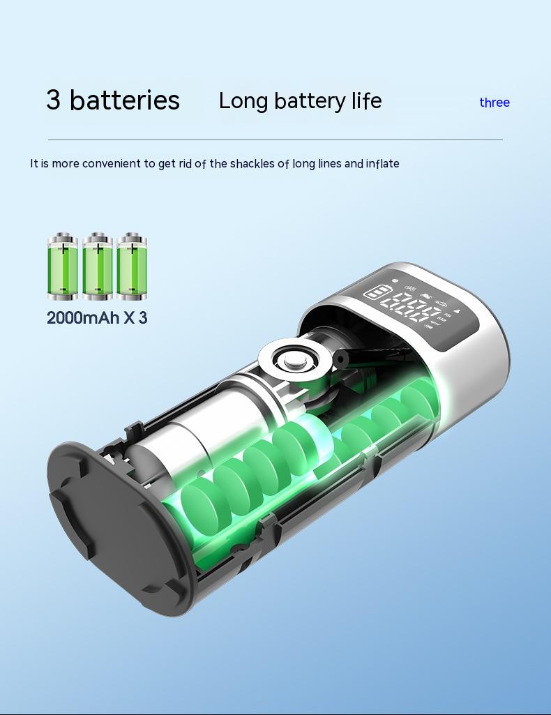 Portable Wireless Smart Vehicle Air Pump