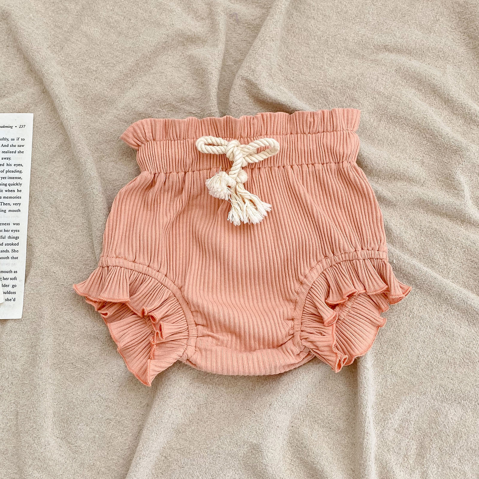 Women's Drawstring Bottom-enlarged Pants Romper Suit