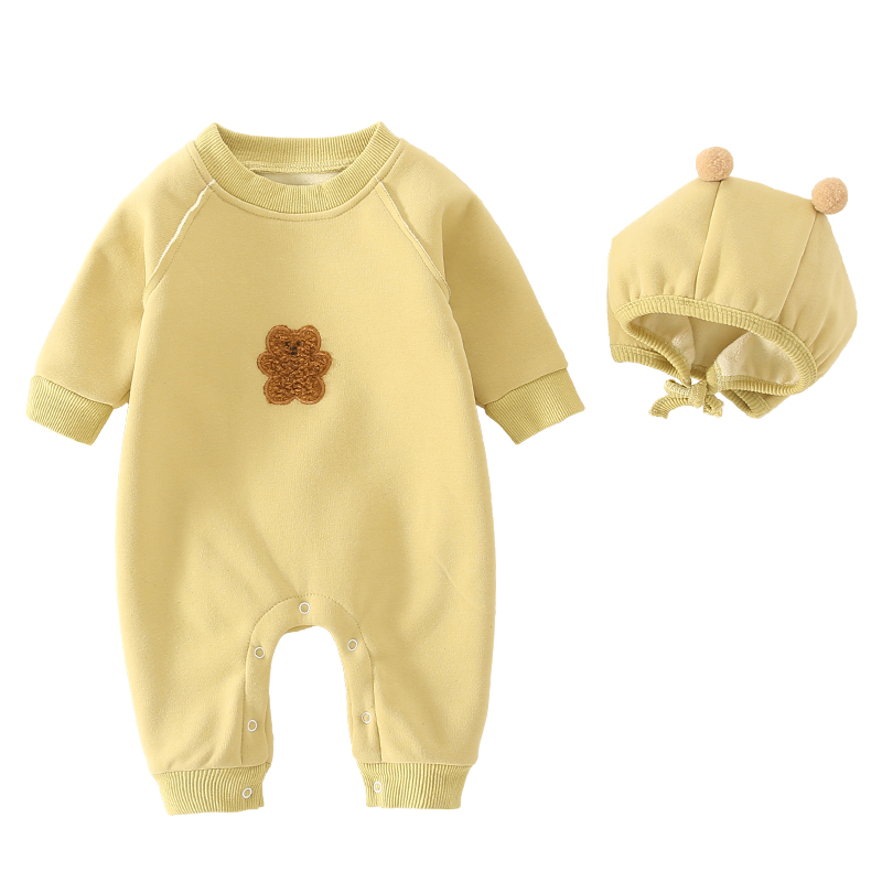 All-in-one Plush Jumpsuit Cute And Cute For Both Boys And Girls