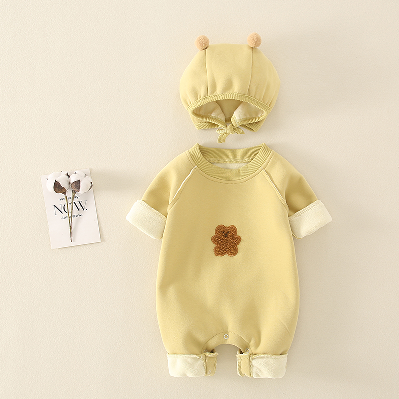 All-in-one Plush Jumpsuit Cute And Cute For Both Boys And Girls