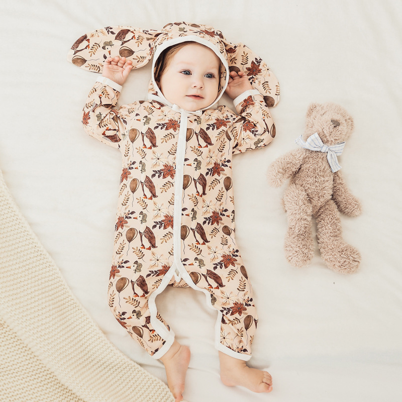 Spring And Autumn Long Sleeve Rompers
