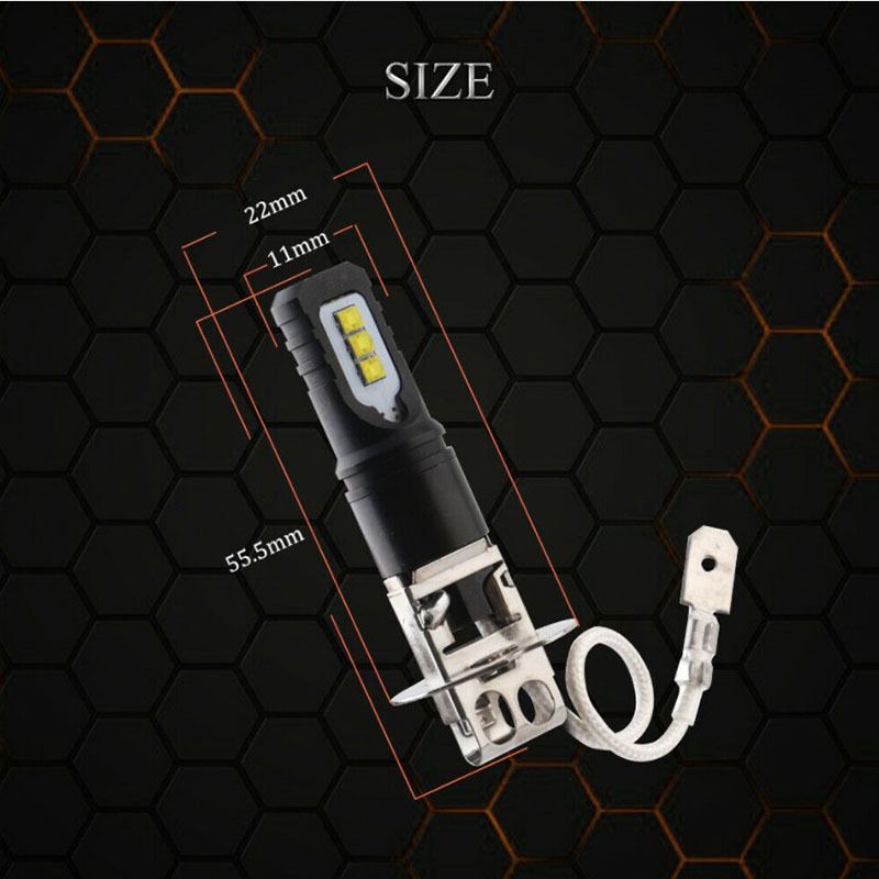 Car Bulb Fog Lamp Aluminum Alloy High Power Fog-proof Light