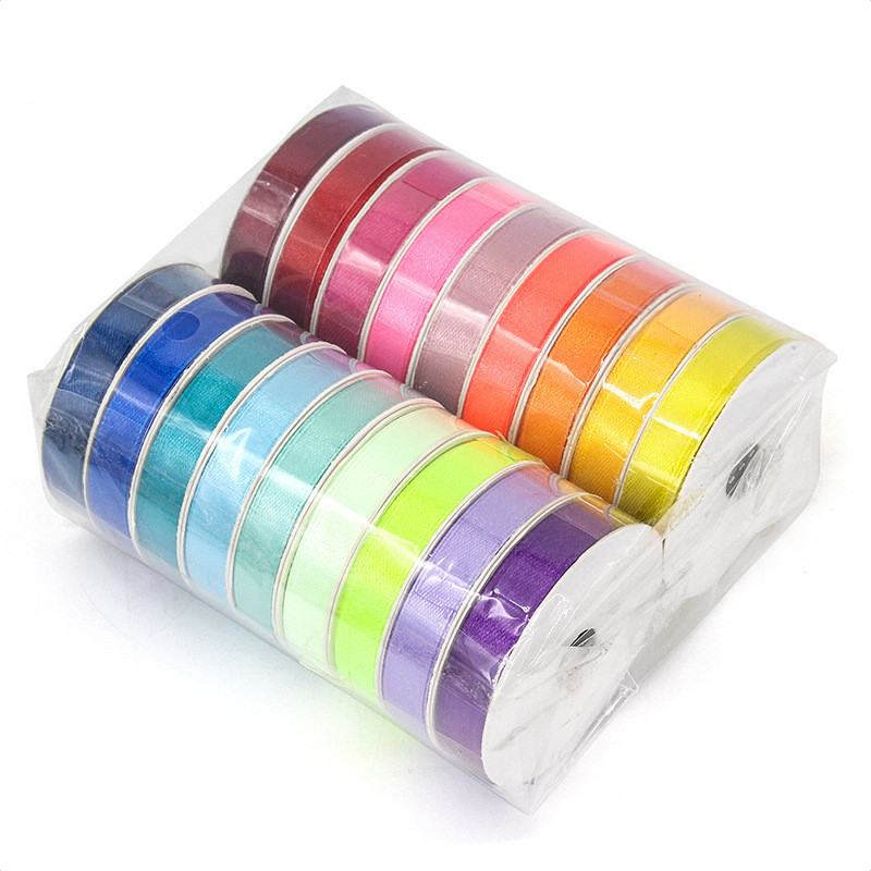 Multi Color Set Gift Packaging Ribbon