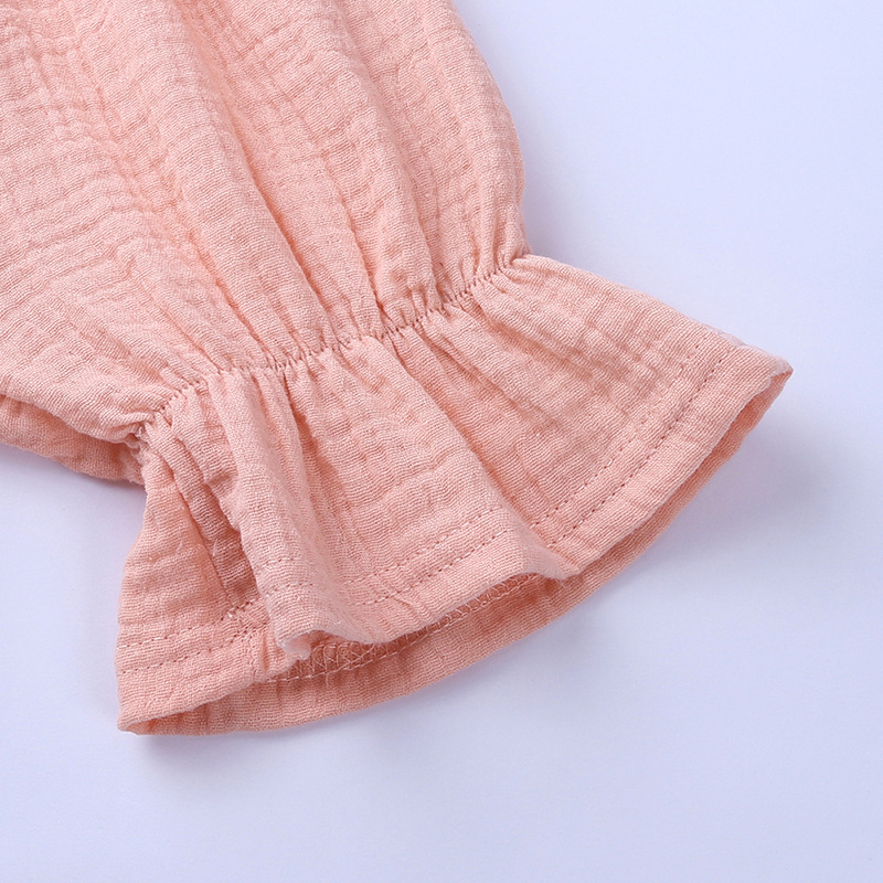 Summer Baby Cotton And Linen Jumpsuit