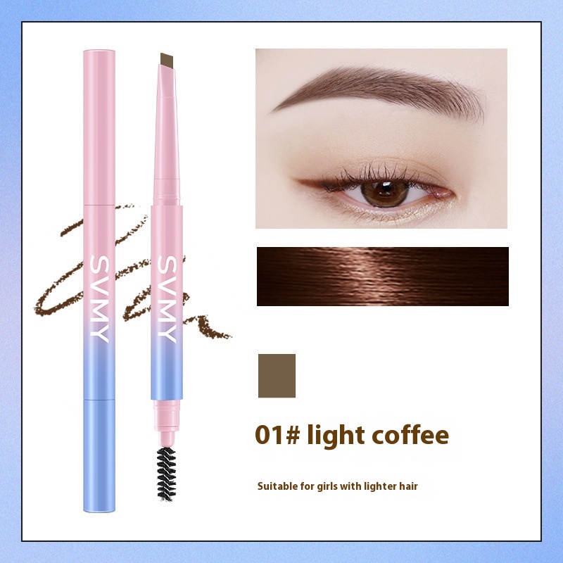 Small Triangle Eyebrow Pencil Not Smudge Double-headed Novice