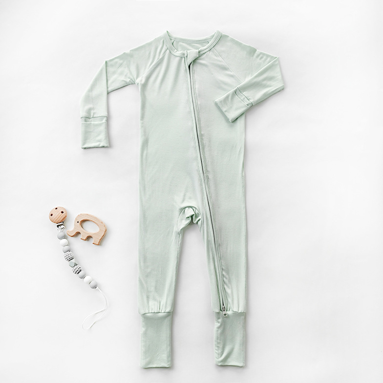 Solid Color Baby's Romper Bamboo Fiber Romper