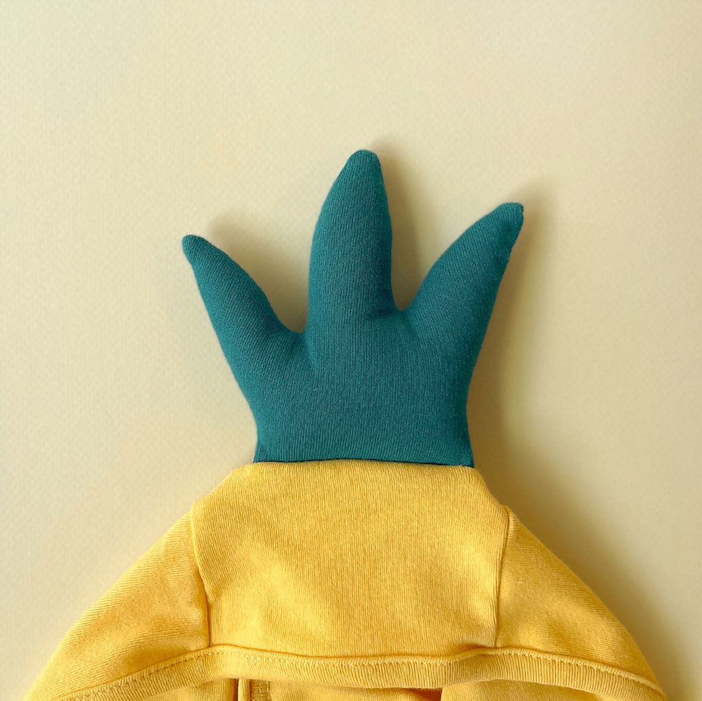 Pineapple Shape Baby's Printed Jumpsuit