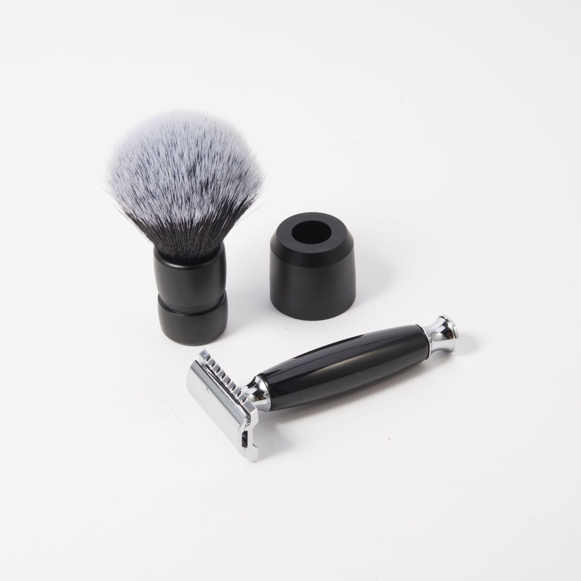 Men's Bathroom Pendant Knife Holder Zinc Alloy Shaver Brush Suit