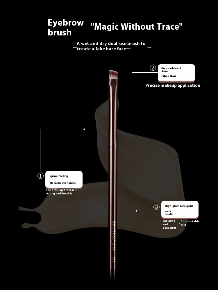 Bevel Eyebrow Eyeliner Ultra-thin Makeup Brush
