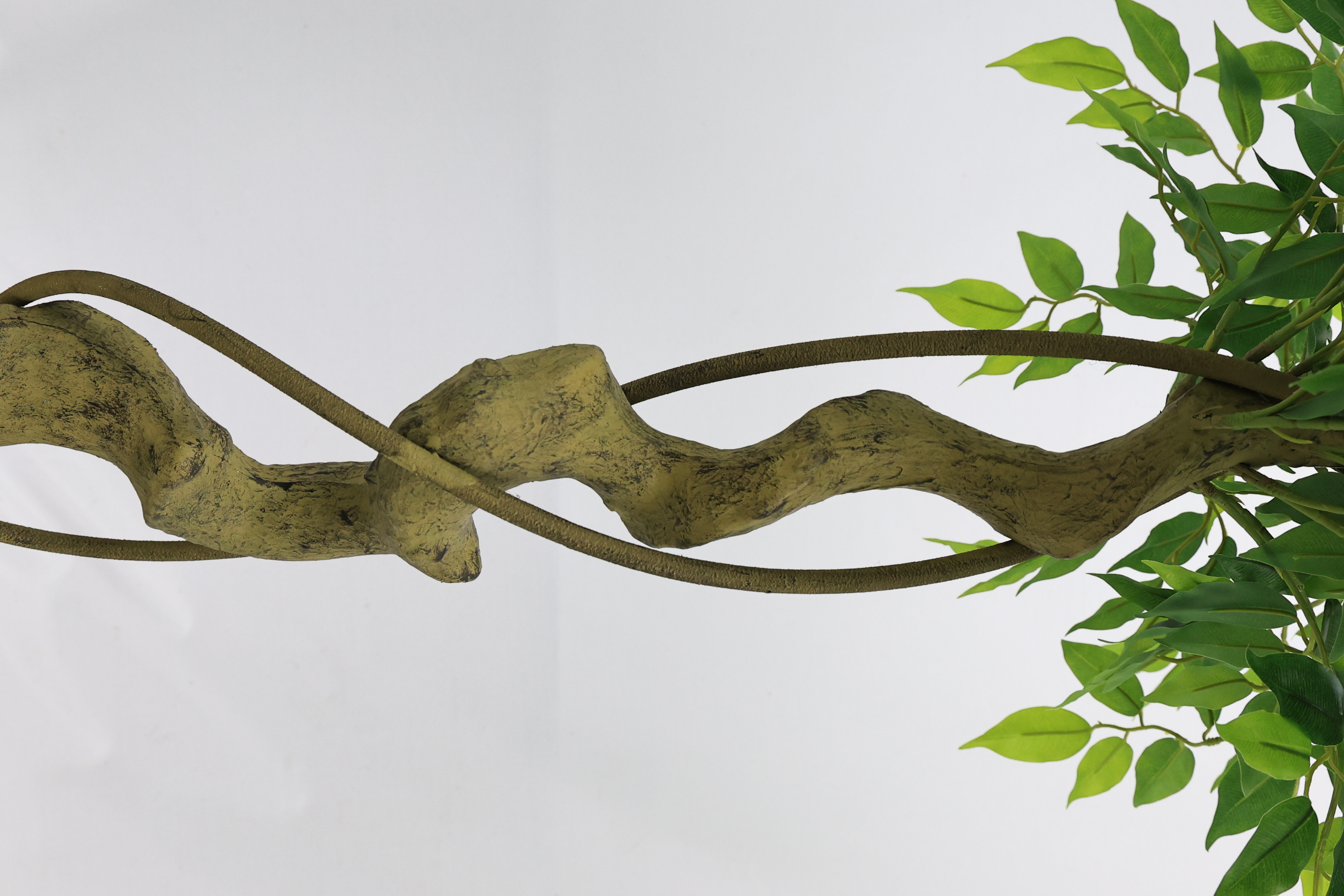 6FT Artificial Ficus Tree, Lifelike Faux Banyan Tree with Pot for Home, Office Patio Decor, 1pc/set