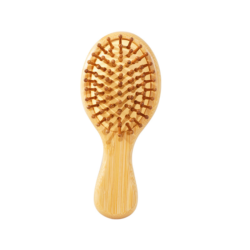 Factory Wholesale Bamboo Scalp Health Massage Air Cushion Comb Steel Needle Nylon Comb Tooth Smooth Hair Compact Portable Air Bag Comb