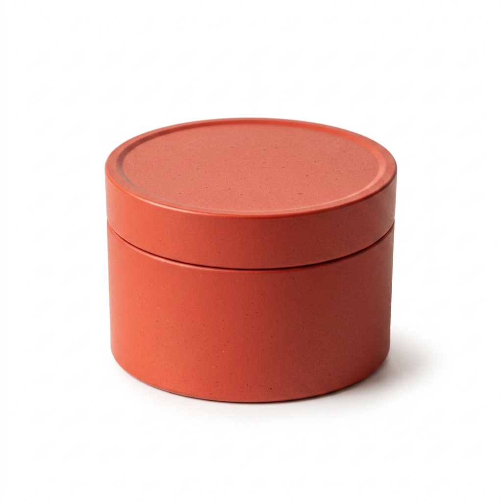Round Tinplate Metal Storage Tin With Lid  Multi-Purpose Food & Gift Packaging Container