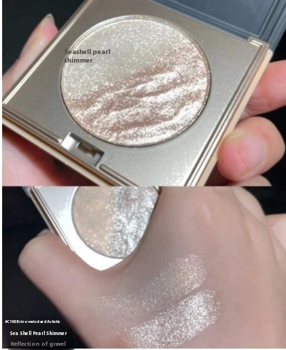 Pure Desire For Water Light Fragile Sense Fairy Female Highlight Blush Eye Shadow Three-in-one Double Stitching Highlight