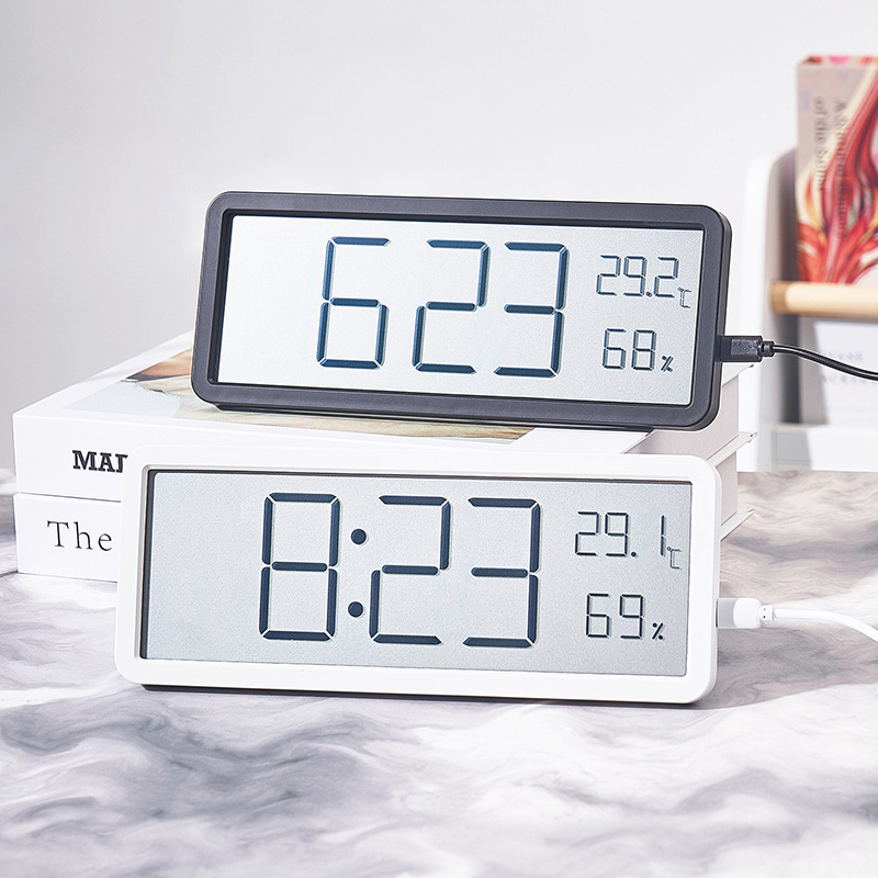 Simple Large Screen Temperature And Humidity Clock