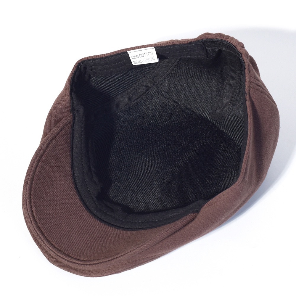 Pure Cotton Solid Color Beret Simple Artistic Retro
