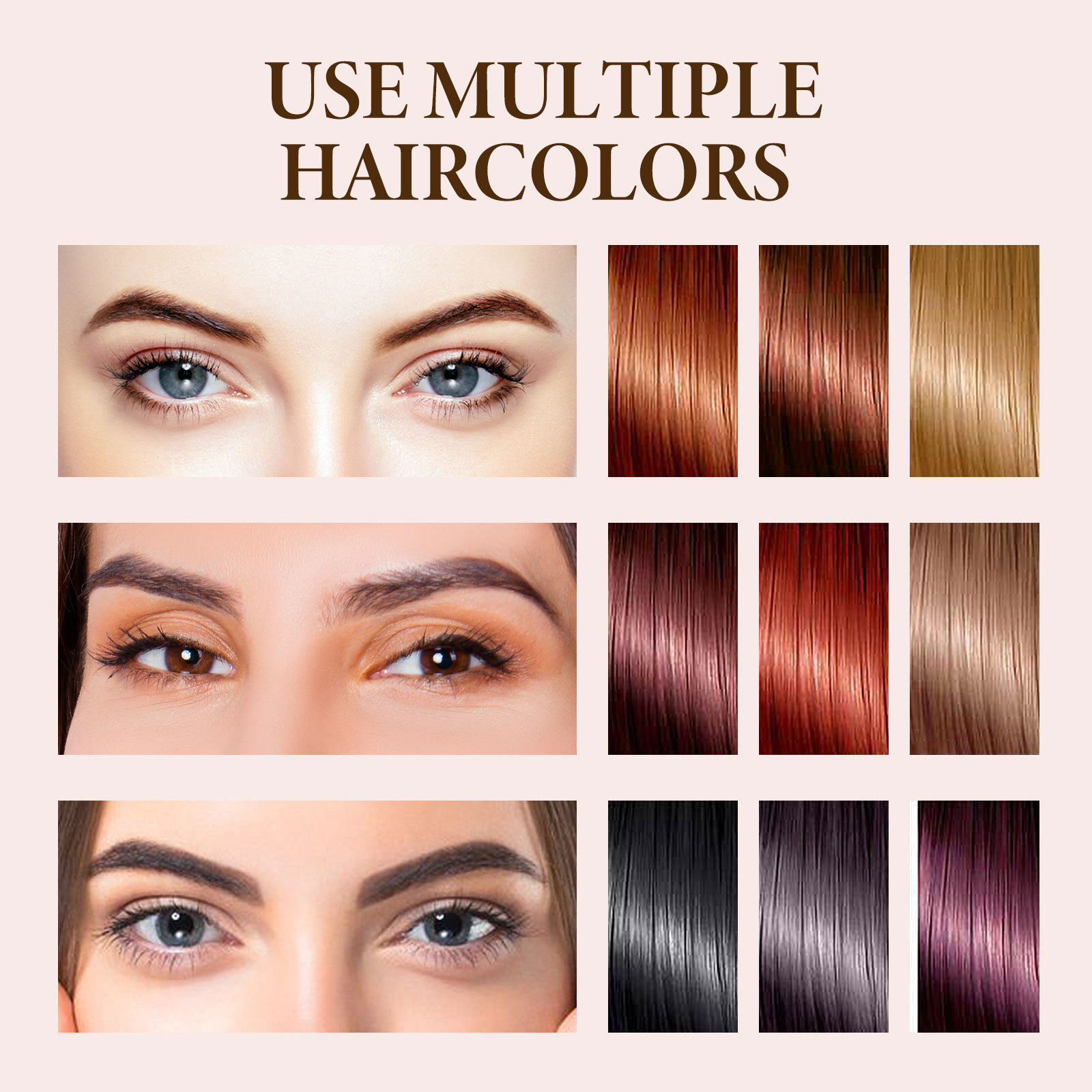 Waterproof Smear-proof Not Smudge Two-in-one Eyelash Eyebrow Dyeing Suit
