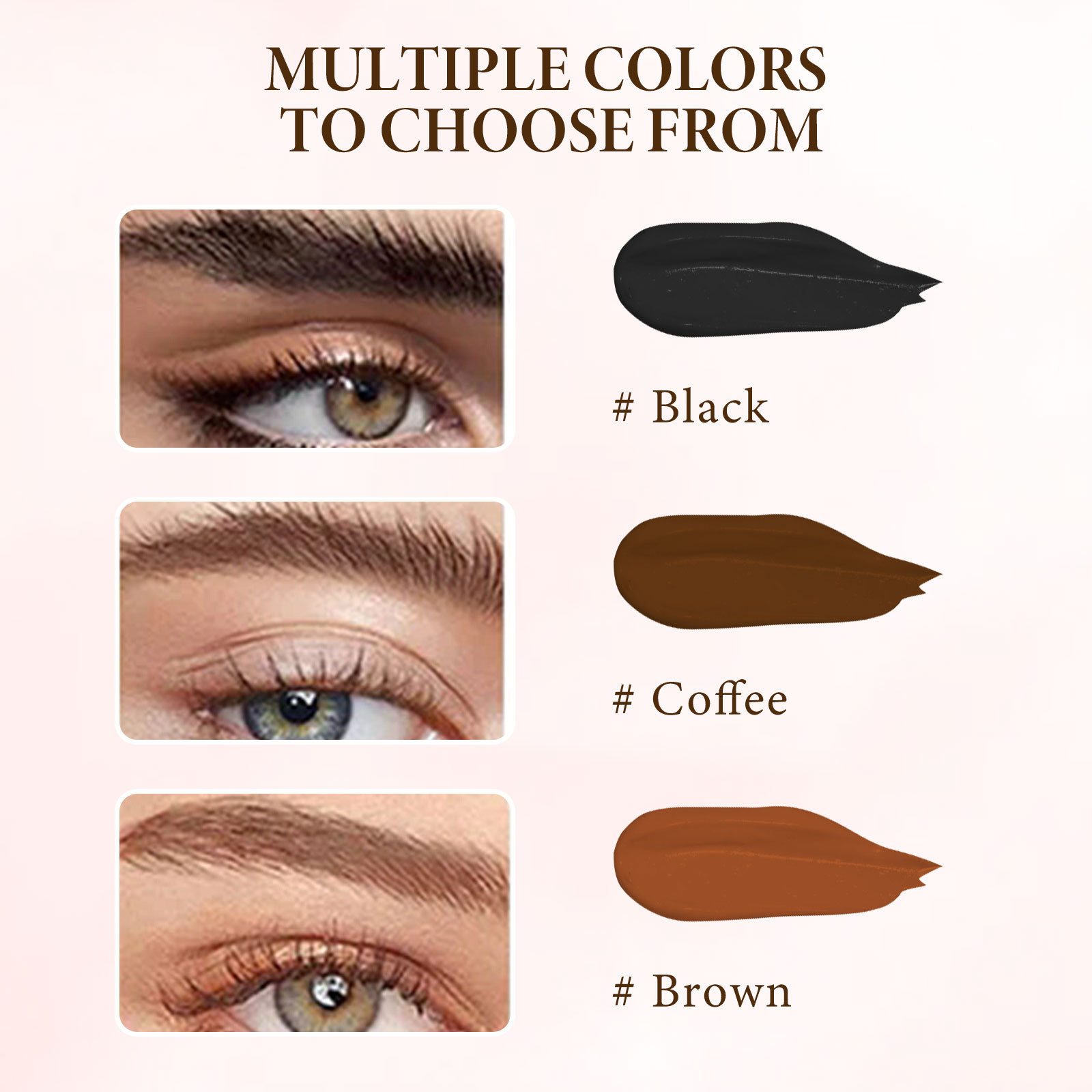 Waterproof Smear-proof Not Smudge Two-in-one Eyelash Eyebrow Dyeing Suit