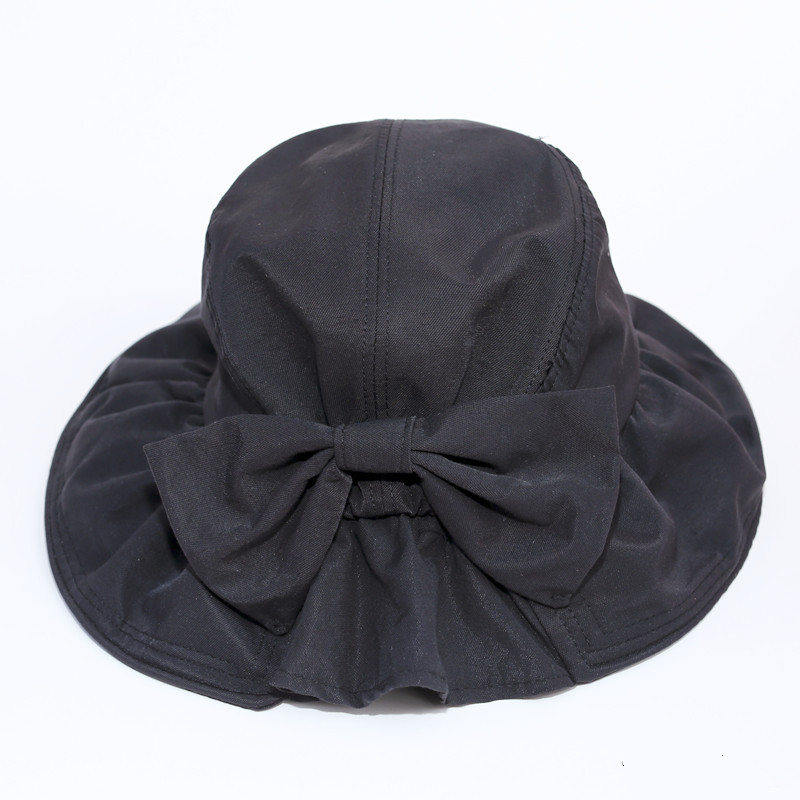 Casual Japanese Large Brim Cotton Linen Sun Hat Foldable