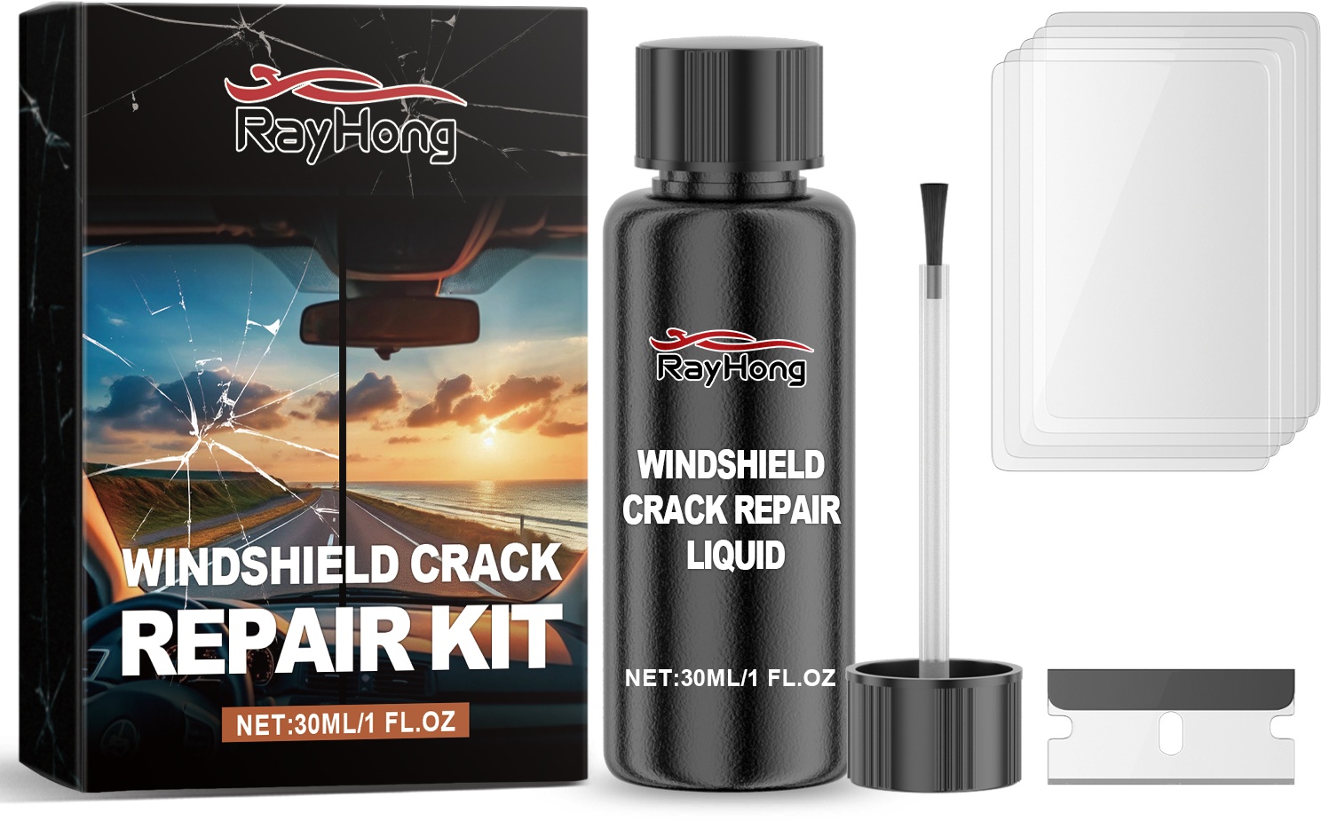 Automotive Windshield Repair Fluid