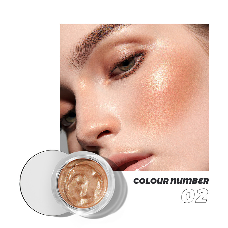 Pudaier10 Color Liquid Blush Dual-use Repair Natural Thin And Glittering Highlight