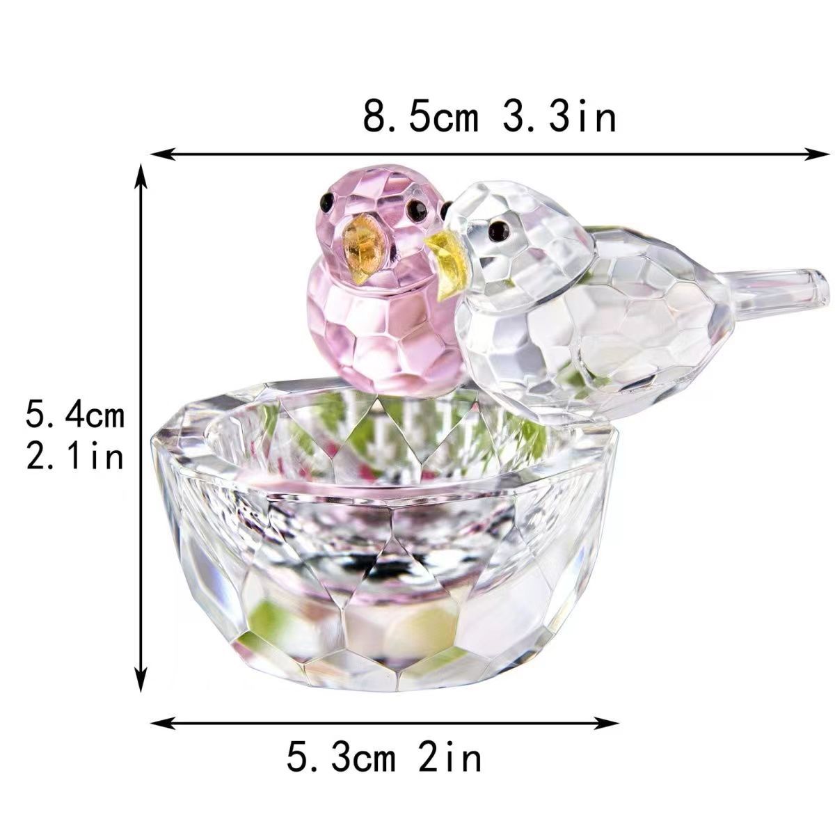 Crystal Bird's Nest Animal Decoration Crafts Living Room
