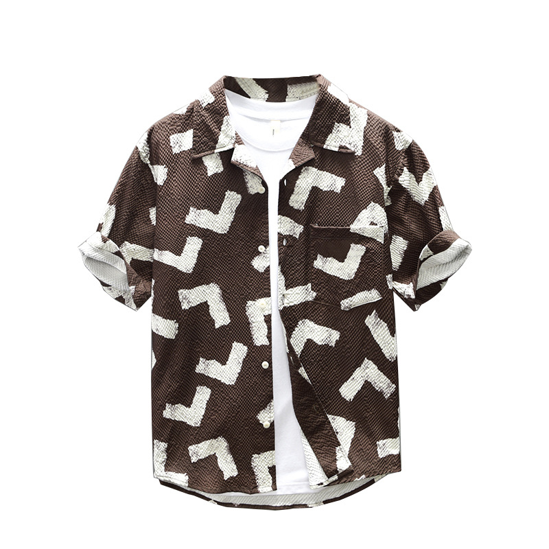 Men's Summer Short Sleeve Casual Shirt