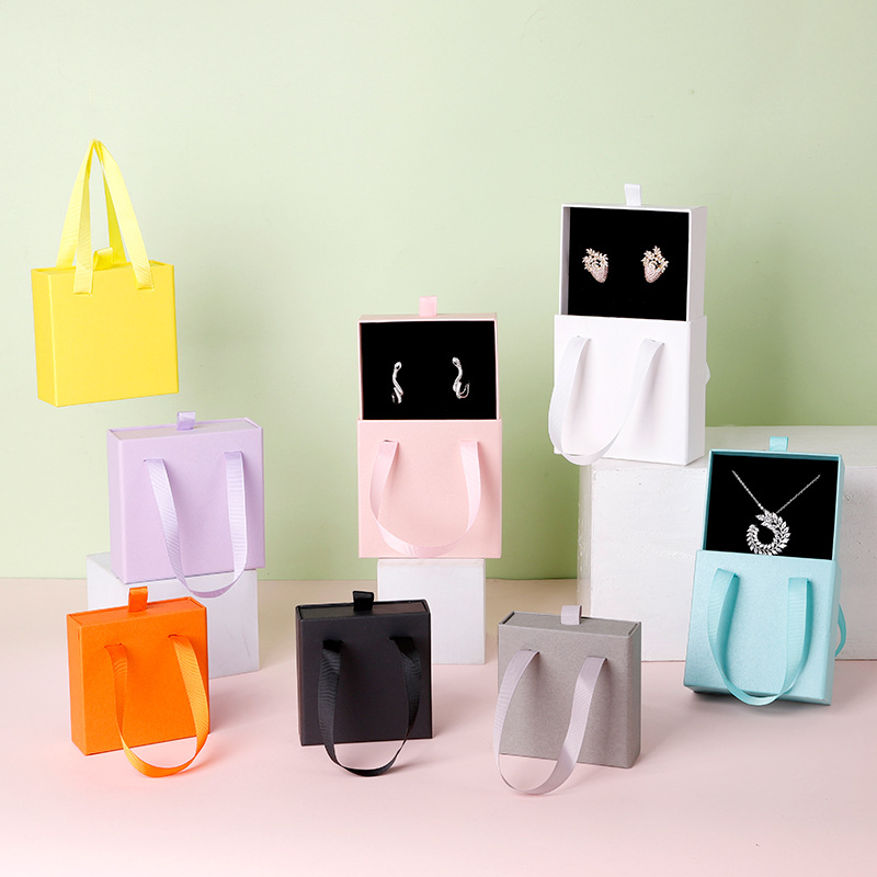 Handheld Drawer Jewelry Packaging Box