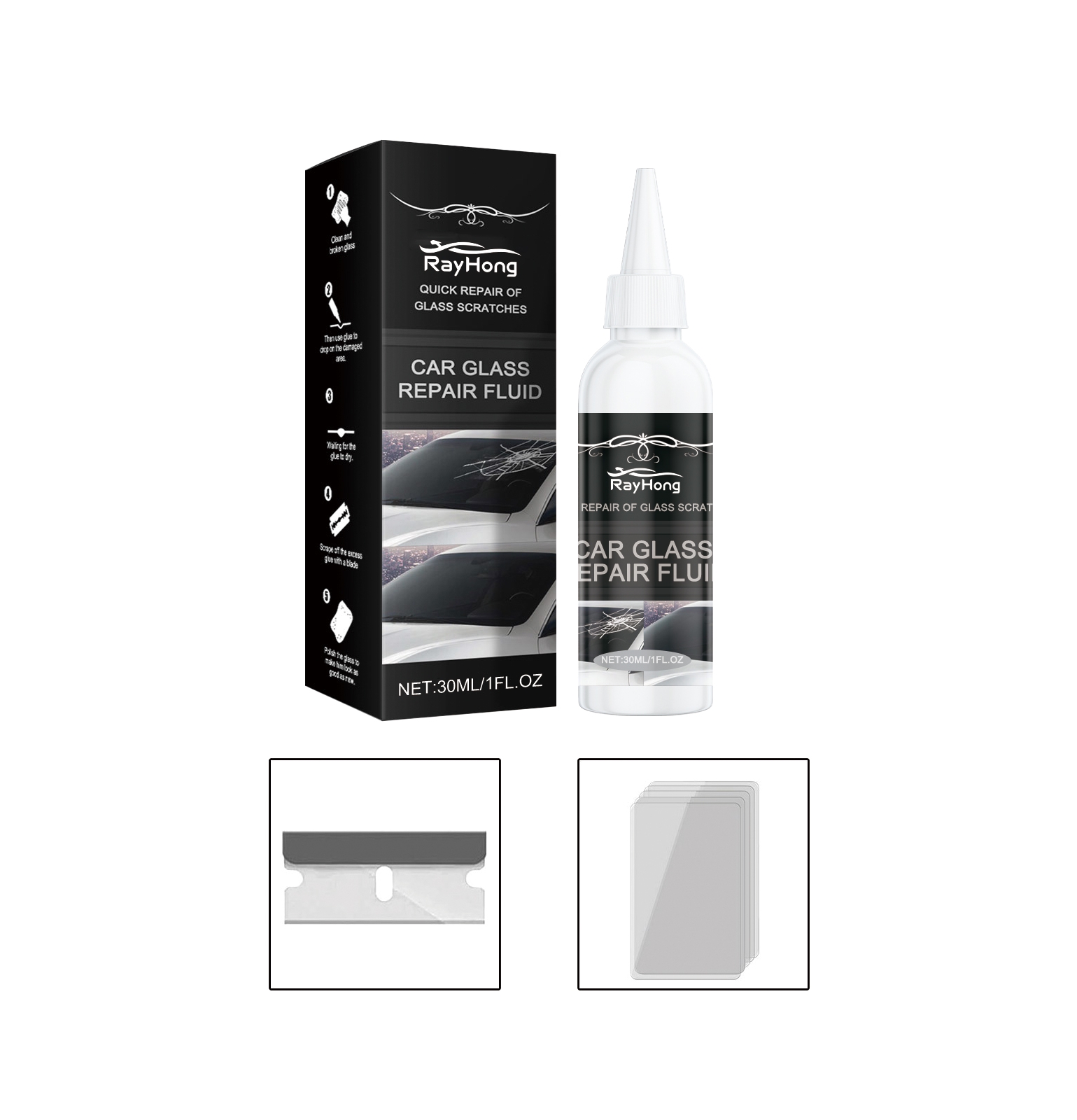 Automotive Glass Repair Adhesive