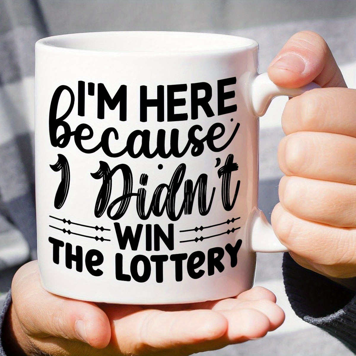 Mug Cartoon Design Simple Textsupports Printing DIY Mugs Available