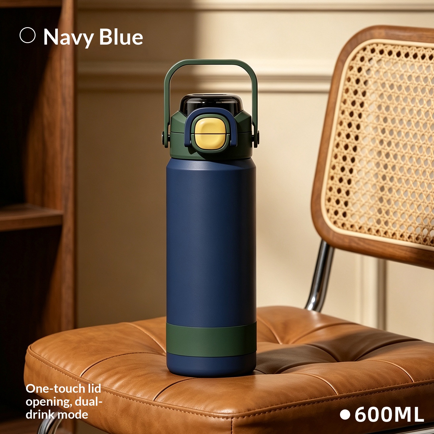 Stainless Steel Insulated Water Bottle Portable For Outdoor Sports
