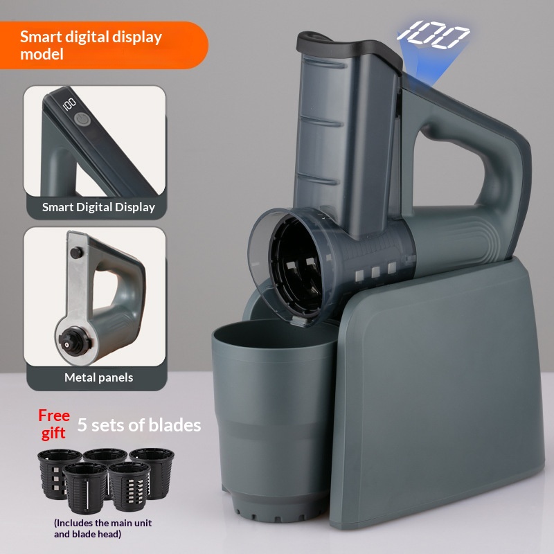 Household Fully Automatic Shredding And Slicing Smart Digital Display Vegetable Cutter