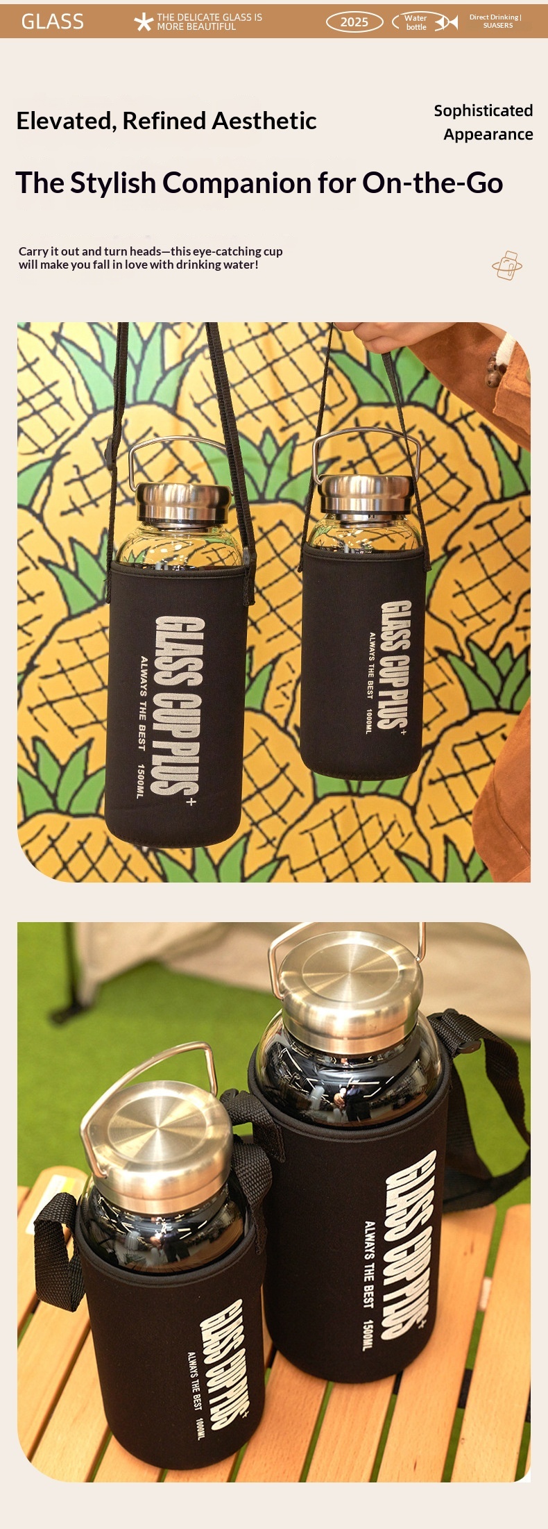 Outdoor Portable Sports Water Bottle