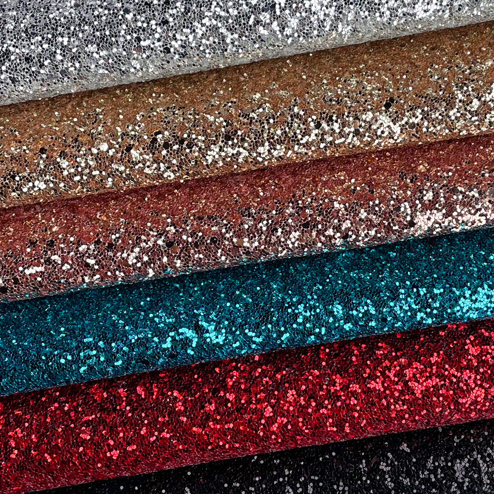 Coarse Onion-shaped Glitter Fabric For Luggage Shoes And Decorative Applications