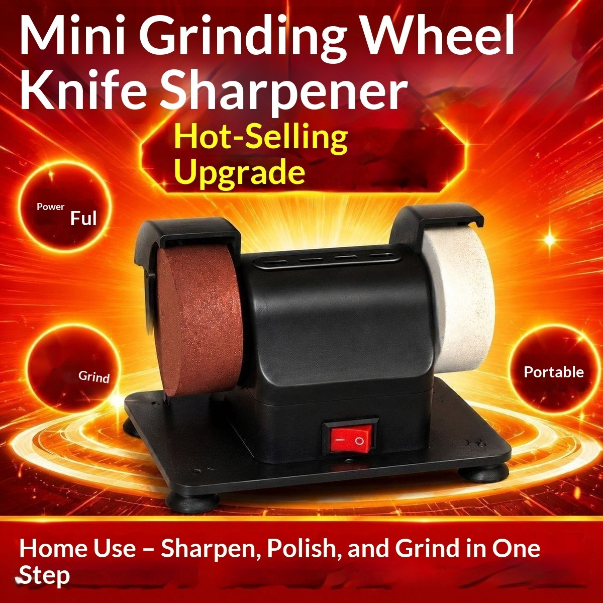 Desktop Dual-grit Grinding Machine For Home Use