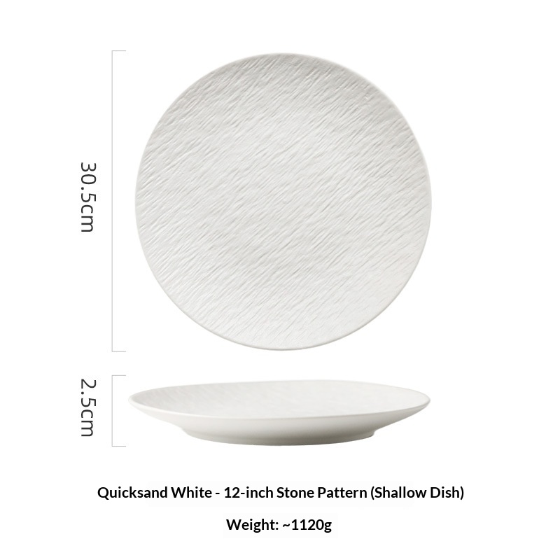 Household Ceramic Steak Plates And Tableware