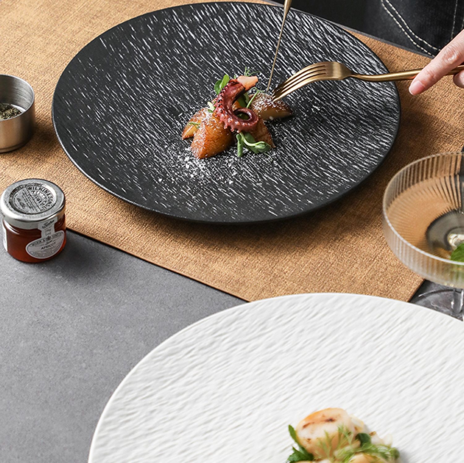 Household Ceramic Steak Plates And Tableware