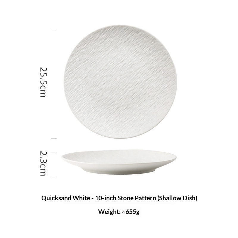 Household Ceramic Steak Plates And Tableware