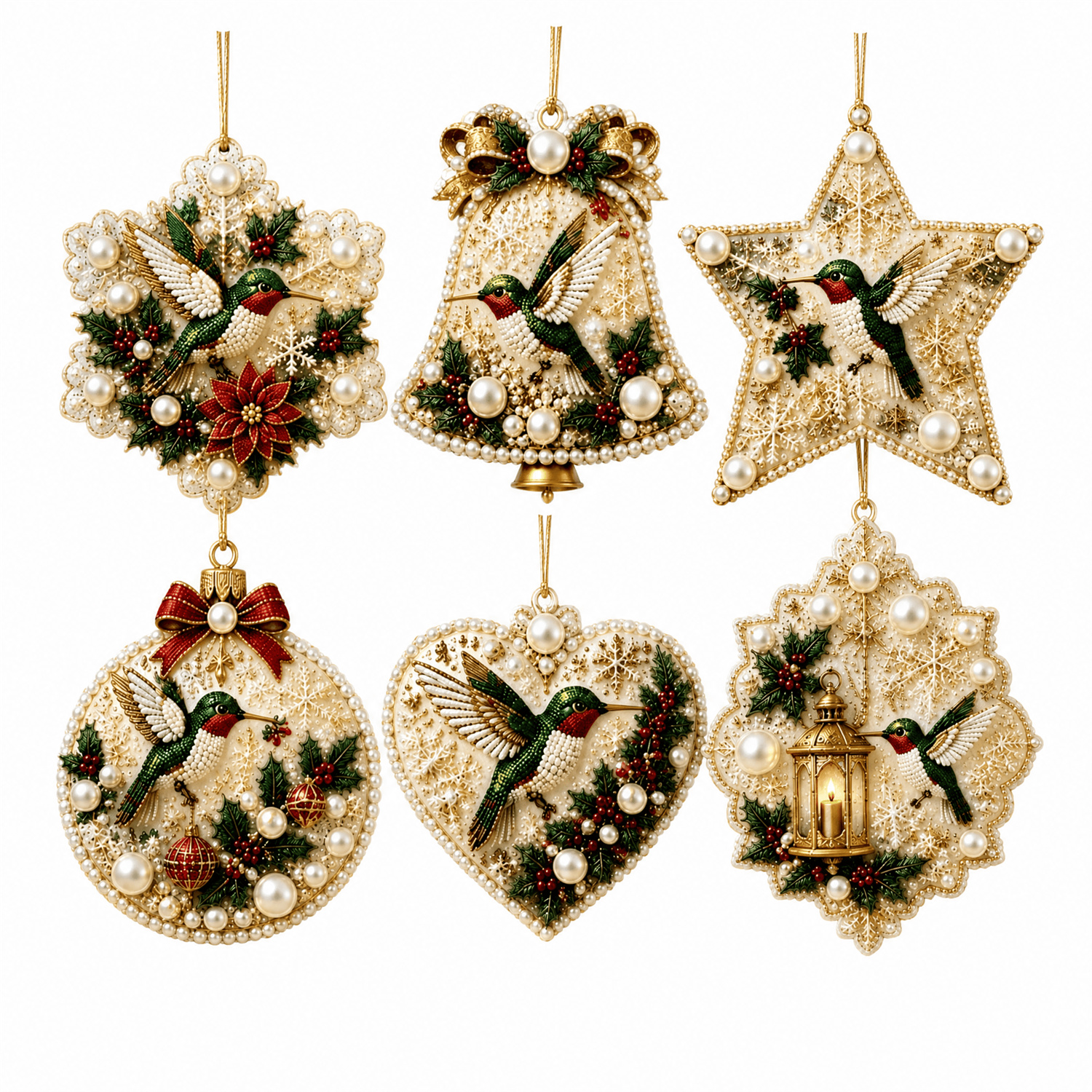 Diamond Painting Pendant Set Of 6